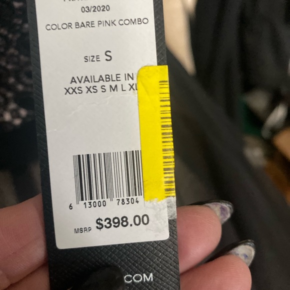 BCBGMaxAzria long flow gown NWT - Picture 6 of 9